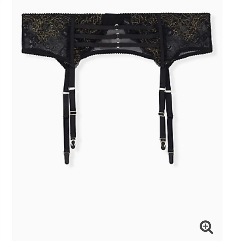 Torrid Black Lace Garter Belt